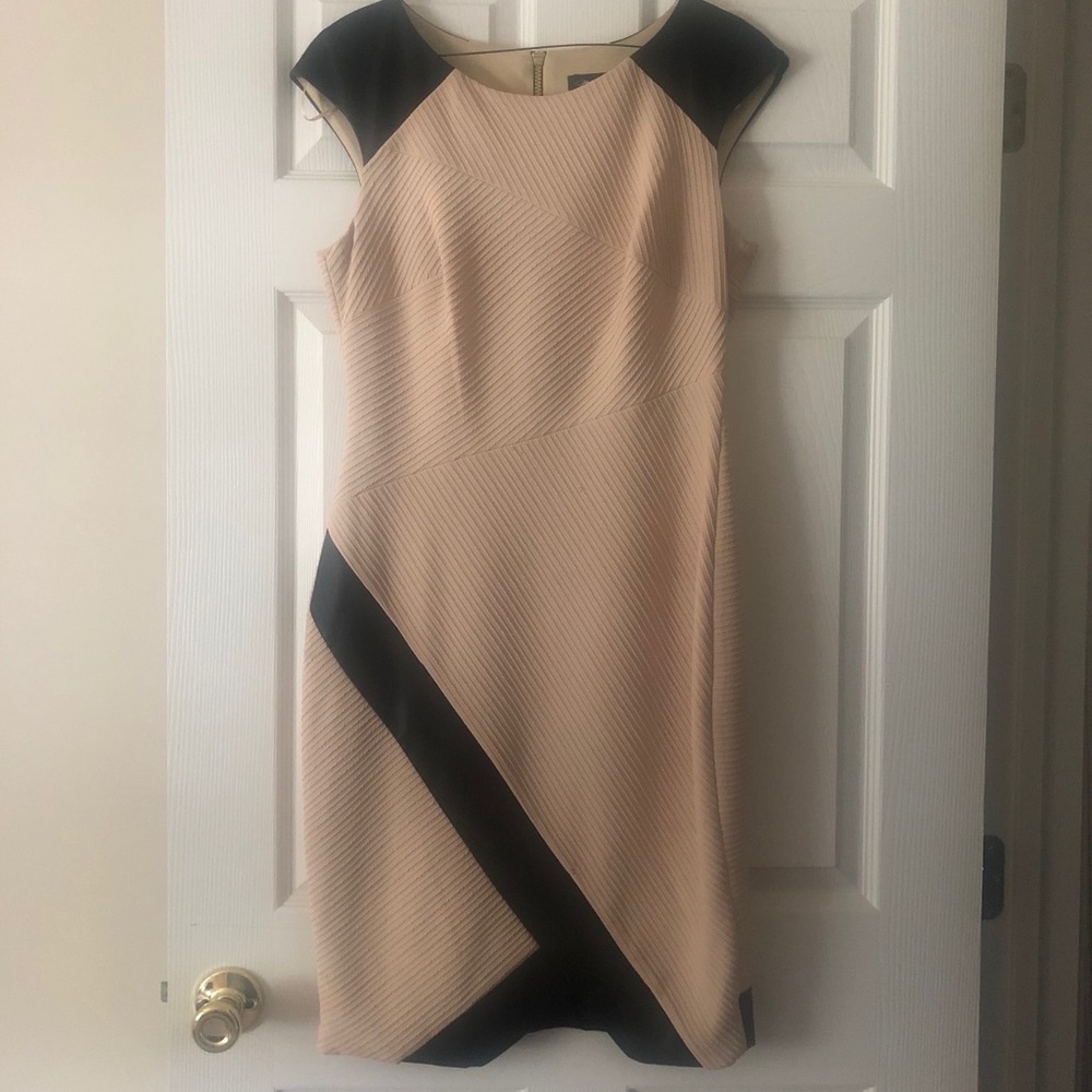 Very sexy fitted pleather embellished work dress